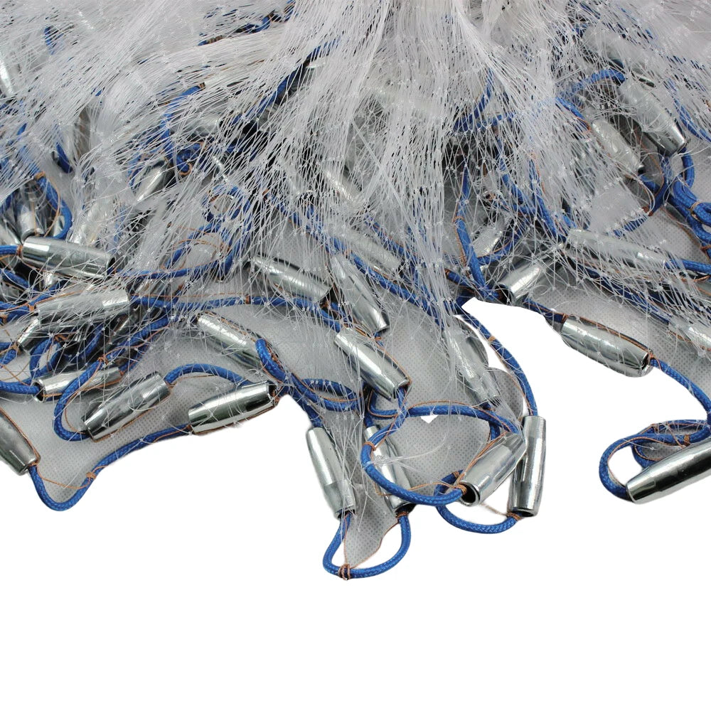 Bymaocar Nylon Monofilament Cast Net With Sinker For Fishing