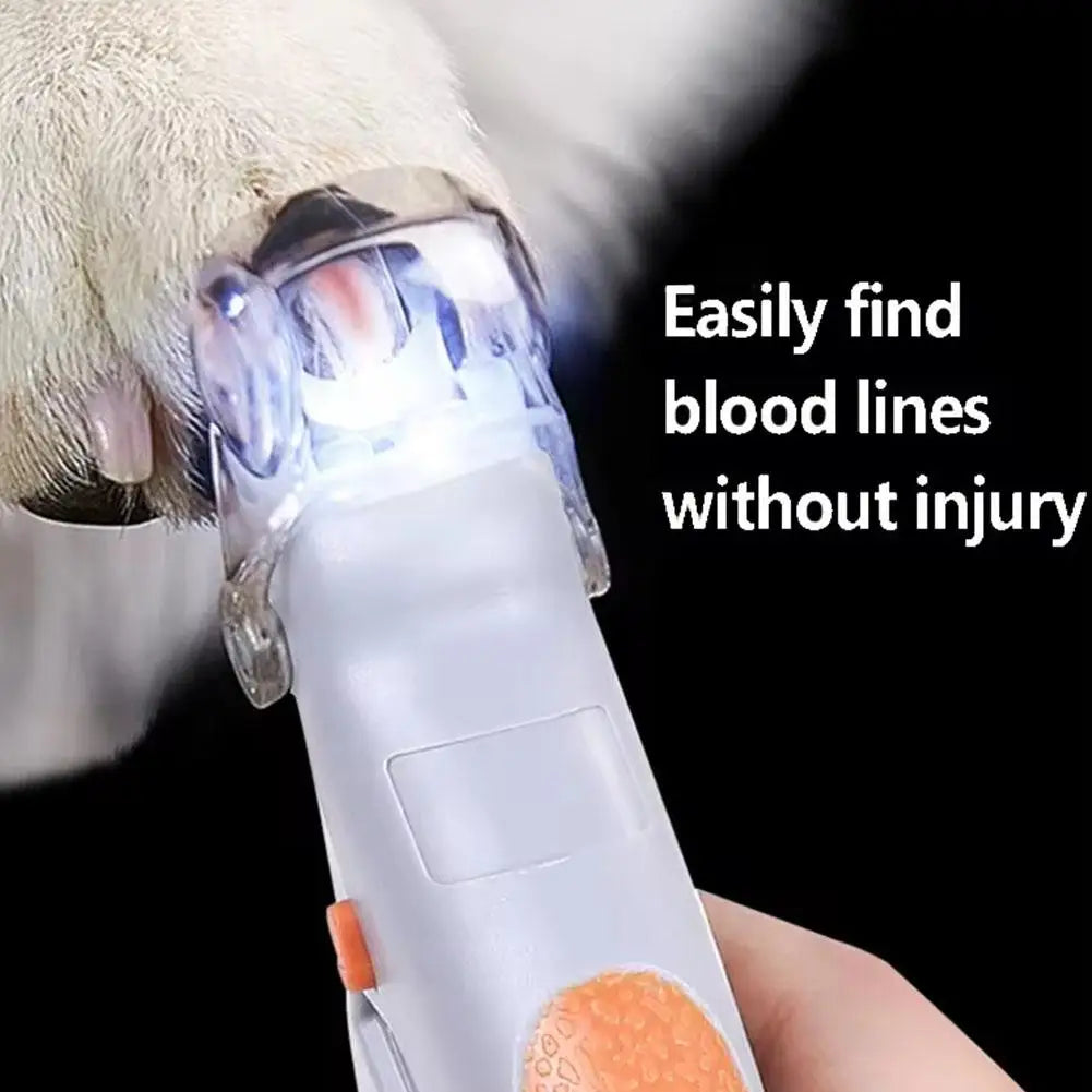 LISM Pet Nail Clippers With LED Light For Dogs Cats