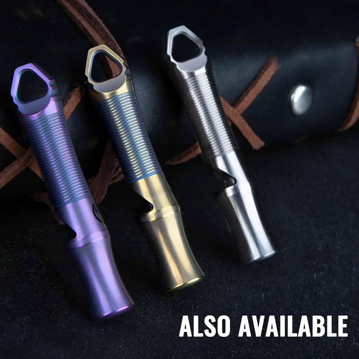 Titanium Whistle 120 Decibels Emergency Signal For Hiking Camping
