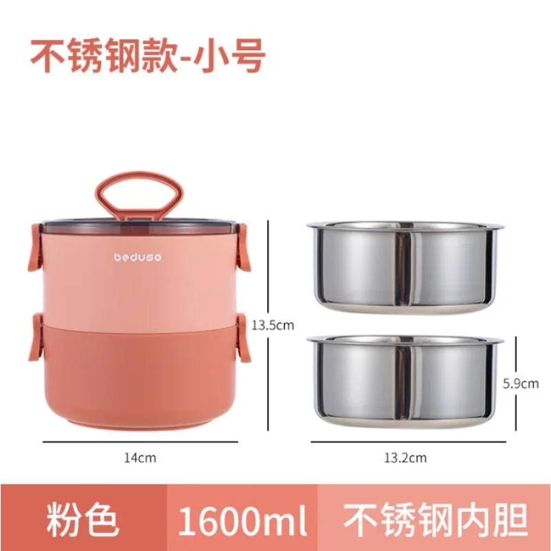 Lunch Boxes for Adults Meal Prep Containers Stainless Steel Stackable Insulated