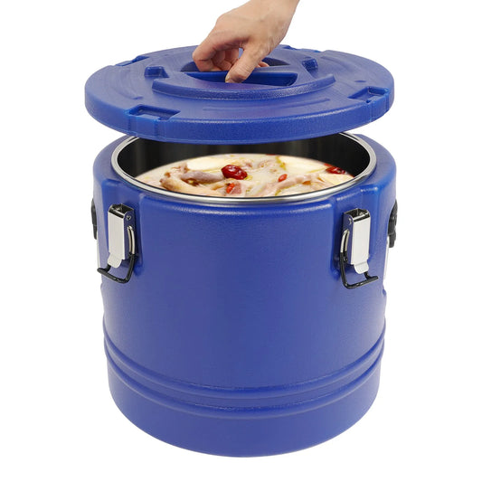Insulated Food Warmer Bucket Commercial Catering Portable Soup Container Keeps Meals Hot