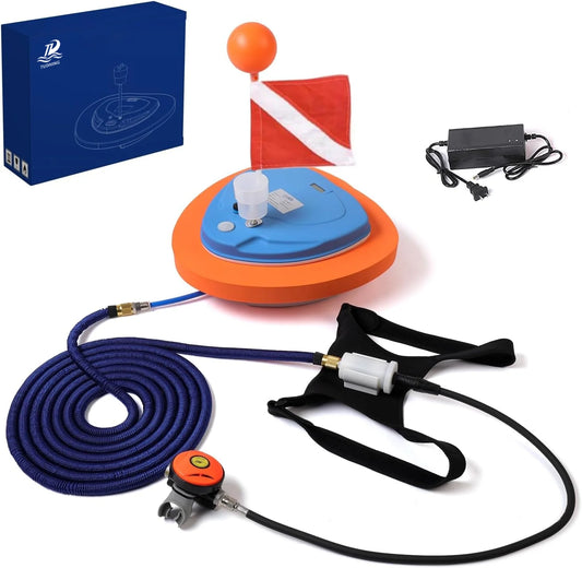 TUDIVING Scuba Diving Ventilator Waterproof Portable Breathing Regulator