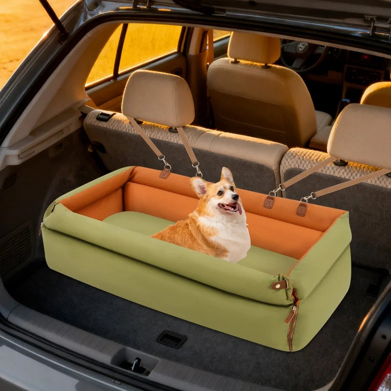 Foldable Travel Pet Car Seat Bed For Dogs And Cats