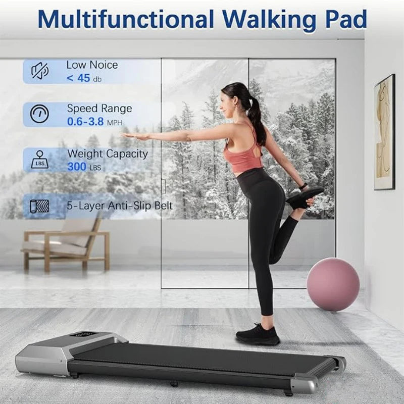 Superun 300lbs Treadmill 2.5HP Home Use Walking Running Machine