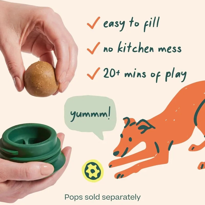 Interactive Dog Chew Toys With Weighted Base And Snack Box