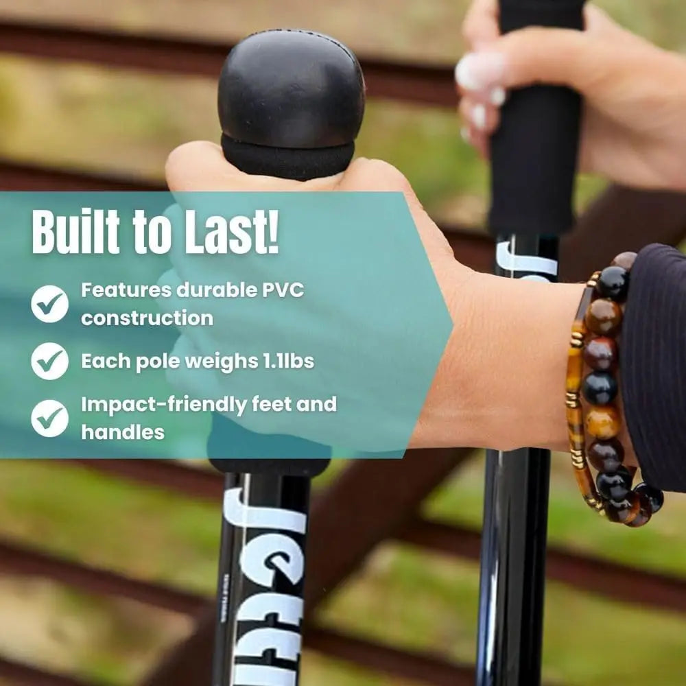 Weighted Walking Poles For Seniors Ergonomic Hiking Poles For Balance