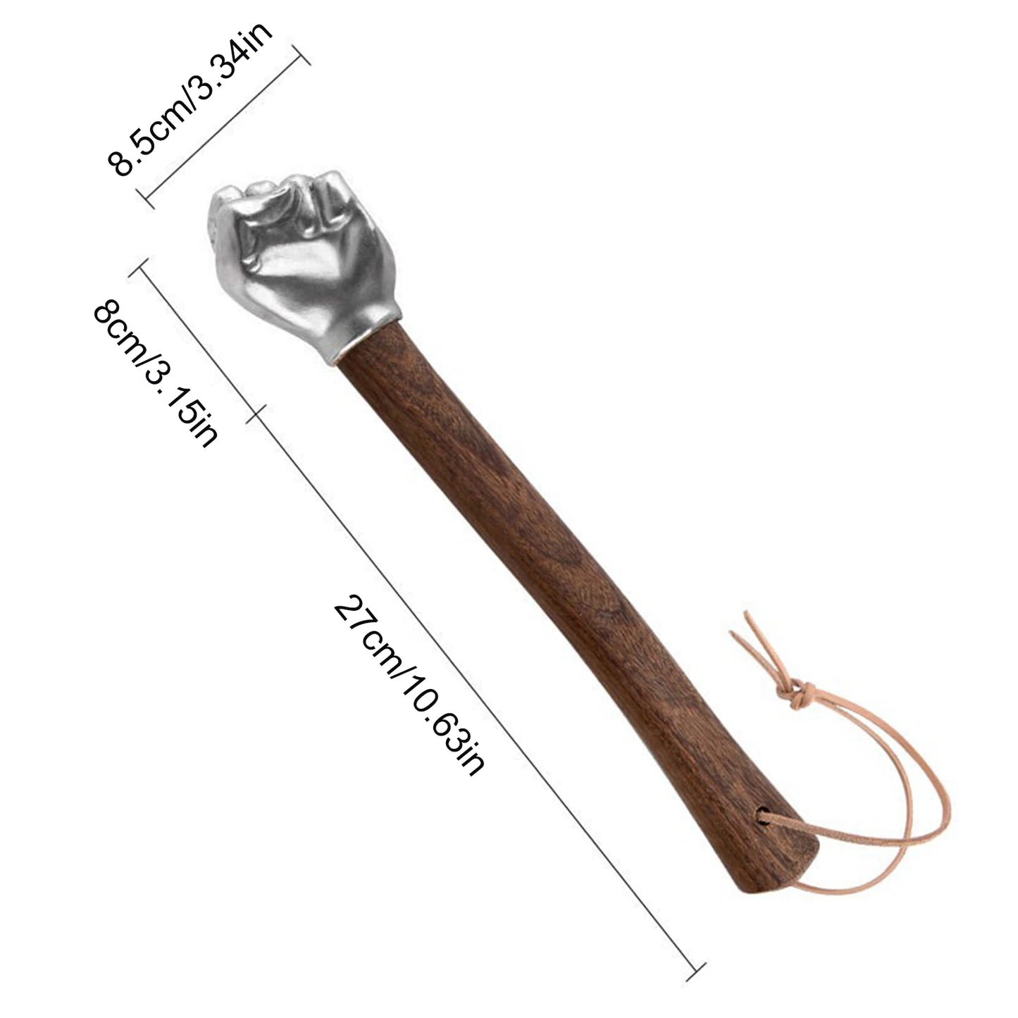 EMbirry Stainless Steel Multifunction Hammer With Wooden Handle