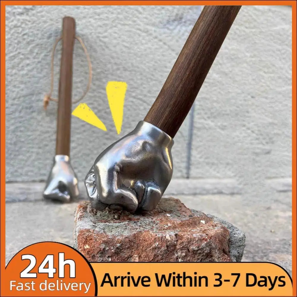 EMbirry Stainless Steel Multifunction Hammer With Wooden Handle