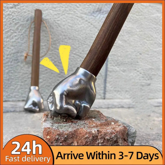 EMbirry Stainless Steel Multifunction Hammer With Wooden Handle