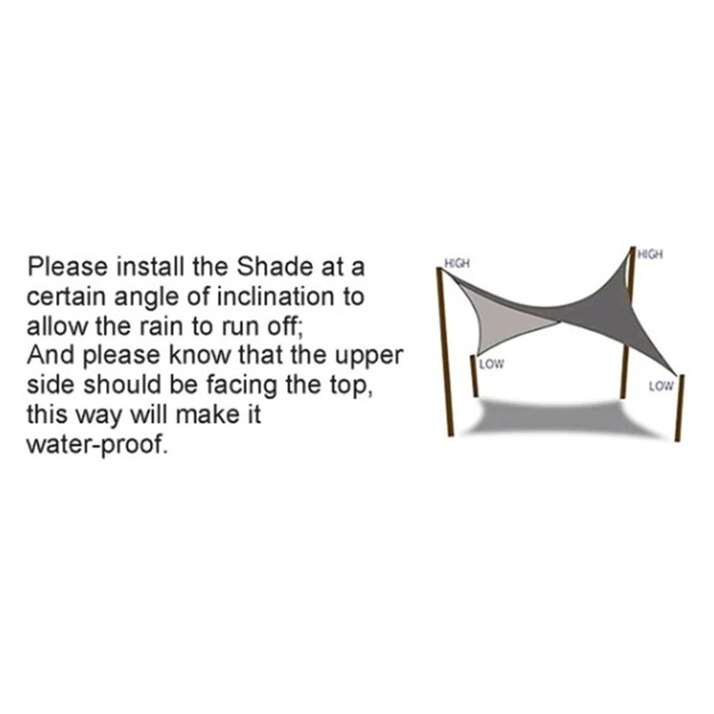 Outdoor Multi-function Canopy Waterproof Sun Protective Beach Sunshade sail Camping Supplies