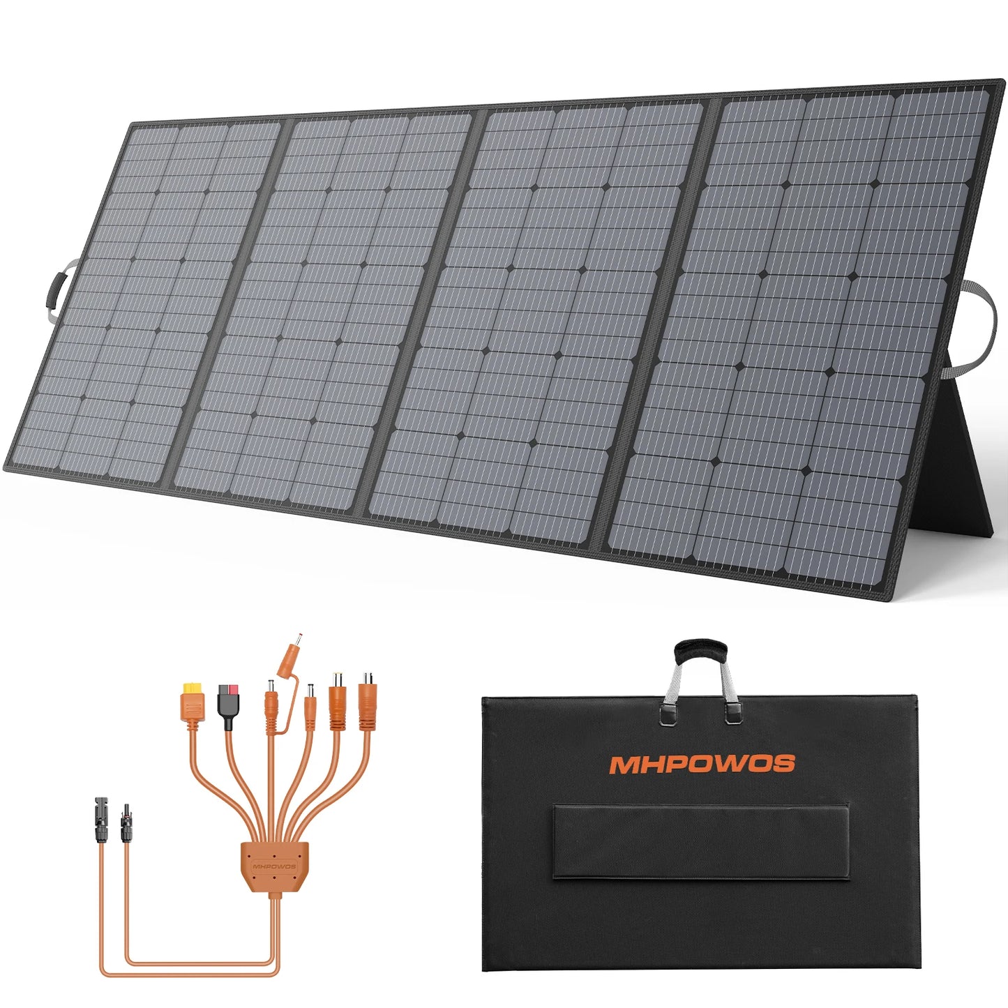 MHPOWOS Portable 400W Solar Charger Foldable Panel