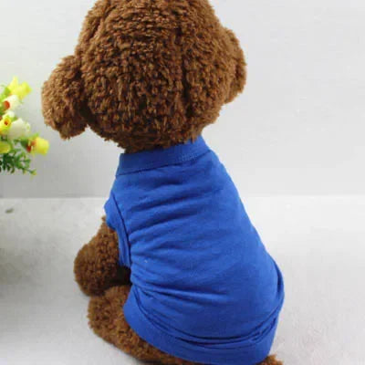 Pure Cotton Dog Shirts Soft Thin T Shirts For Dogs