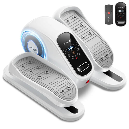 UMAY Compact Under-Desk Elliptical With 12 Speeds And Remote Control