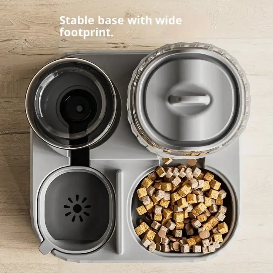 Durable 2-In-1 Automatic Dog Bowl And Cat Feeder For Pets