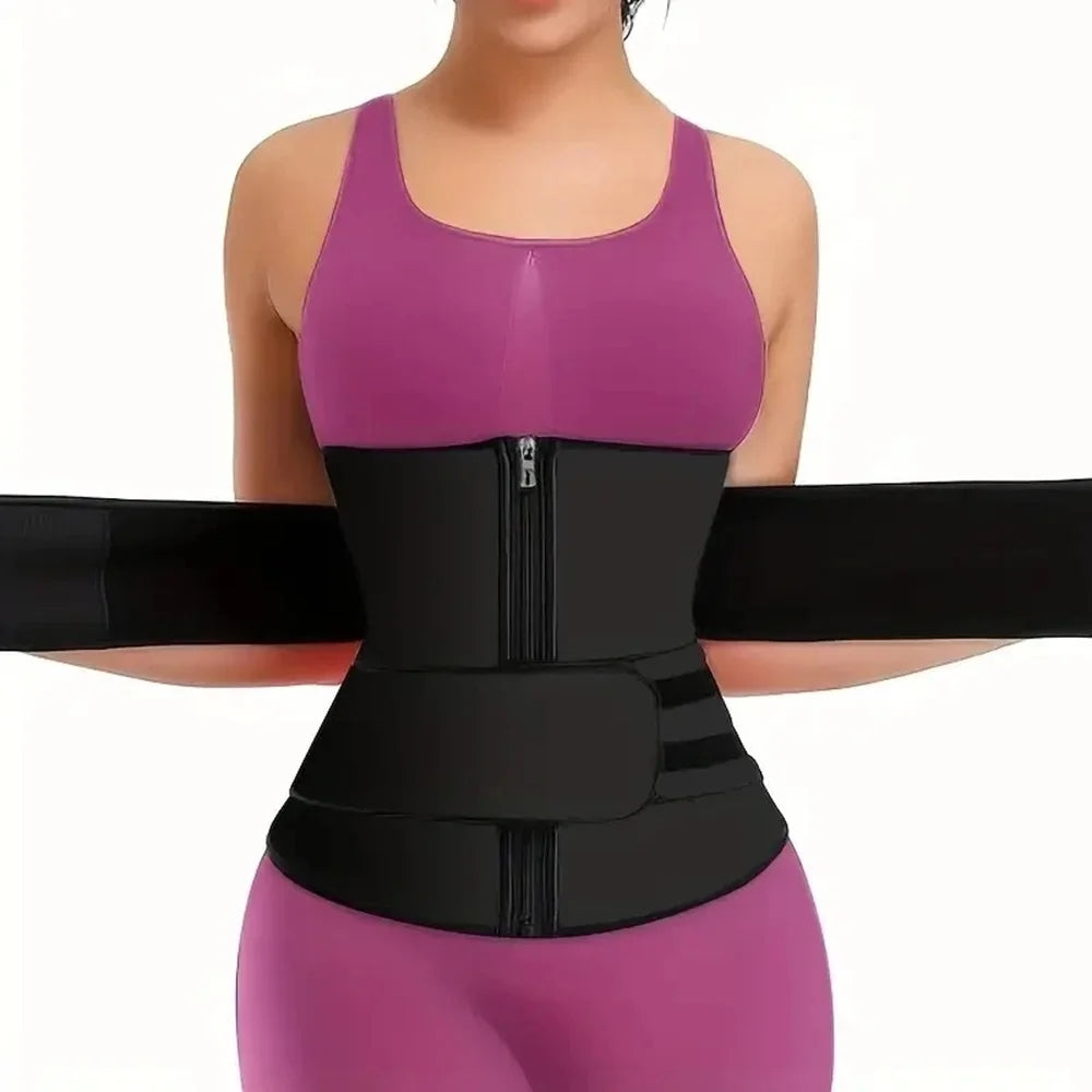 Waist Trainer Slimming Belt Shapewear For Fat Burning Workout Cincher