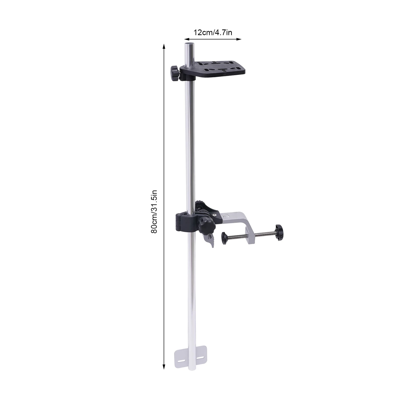 Portable Fish Finder Mount Universal Bracket With 360 Rotatable Transducer