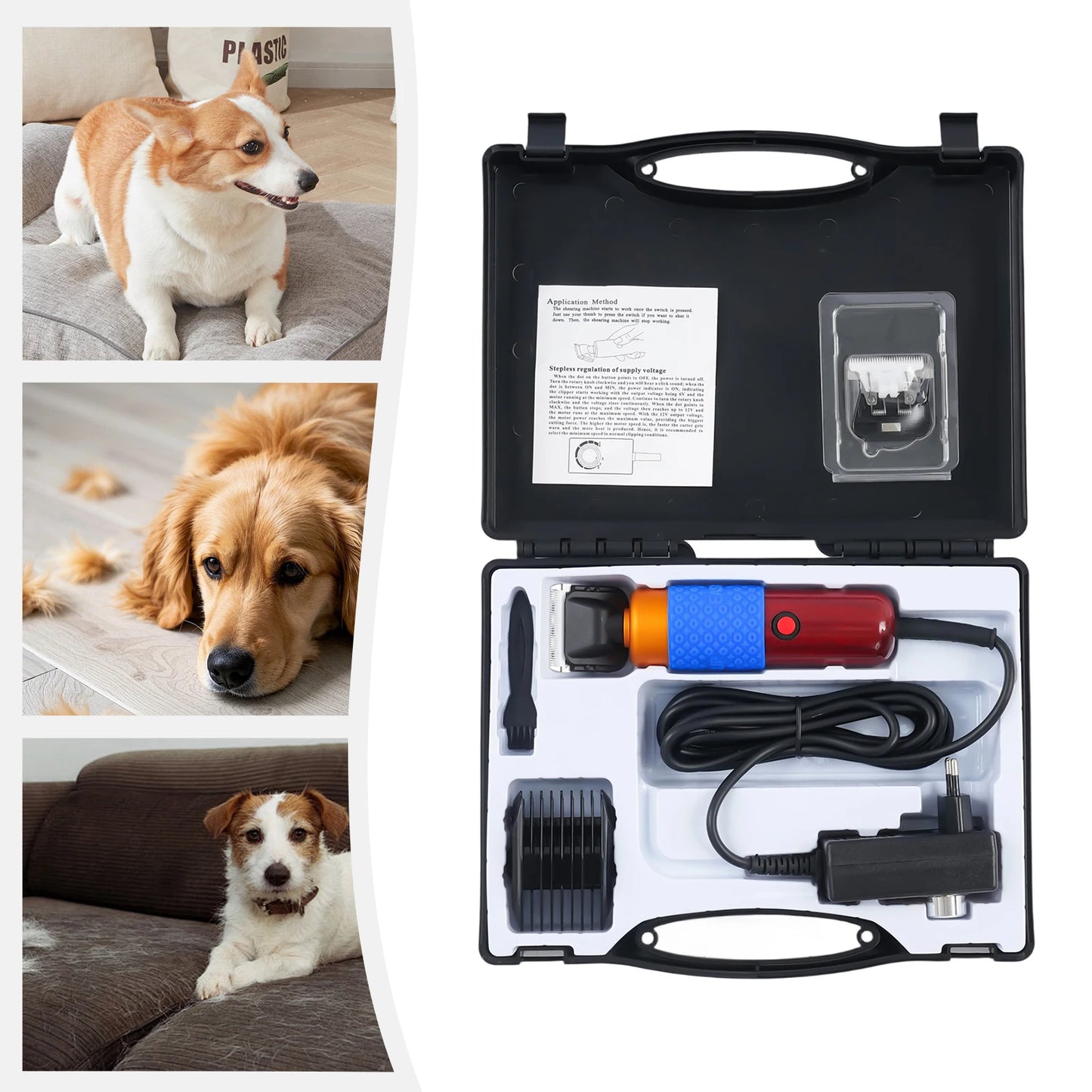 36W Electric Animal Clipper For Sheep Goats Dogs Rabbits