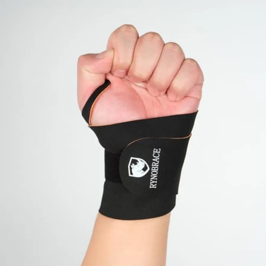 Wrist Support Thin Adjustable Brace for Sports and Workouts