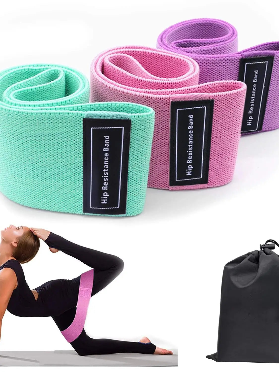 AEDG Three Resistance Bands Set For Legs And Glutes