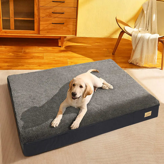 Dog Orthopedic Memory Foam Bed With Waterproof Washable Cover