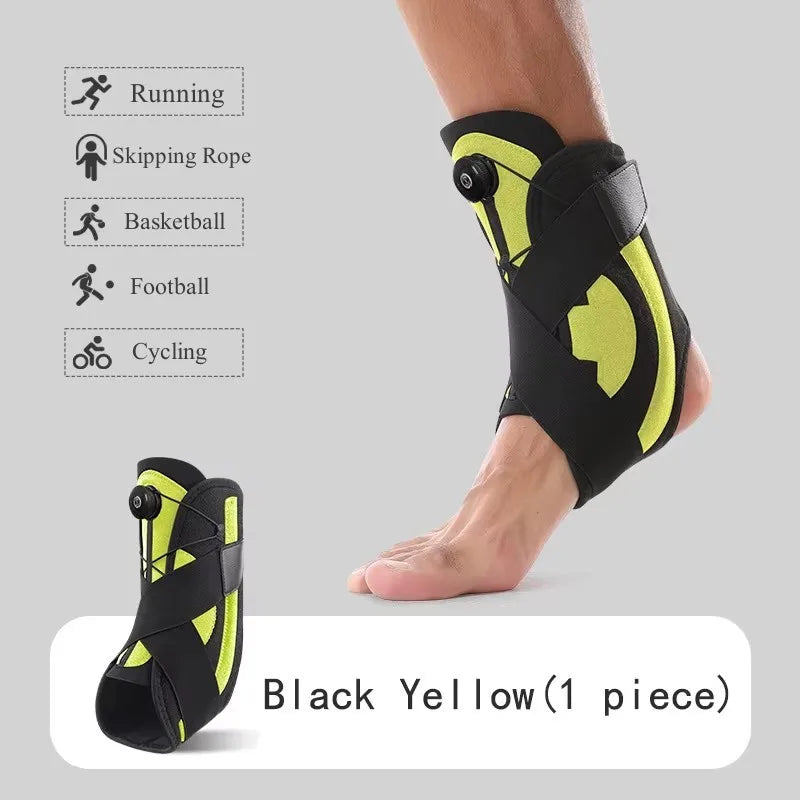 ZMHTDREAMHUNTER Ankle Brace With Side Stabilizers For Sprained Ankle Recovery