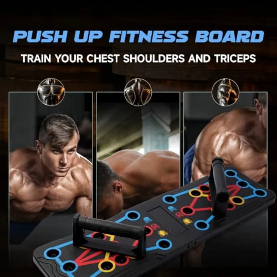 Foldable Push Up Stands For Chest And Arms Home Gym