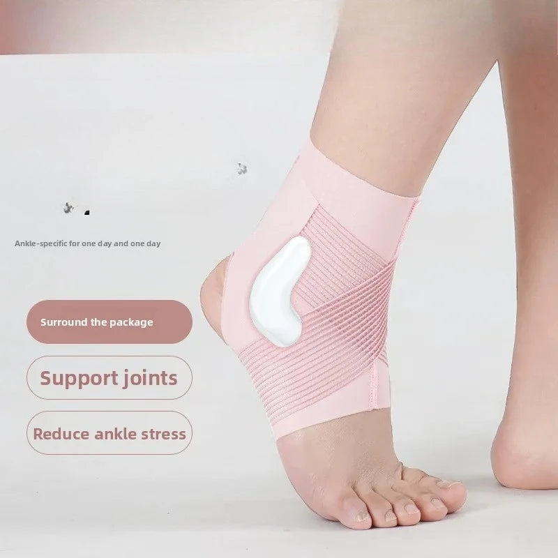 Ankle Brace With Silicone Pad For Sports Protection