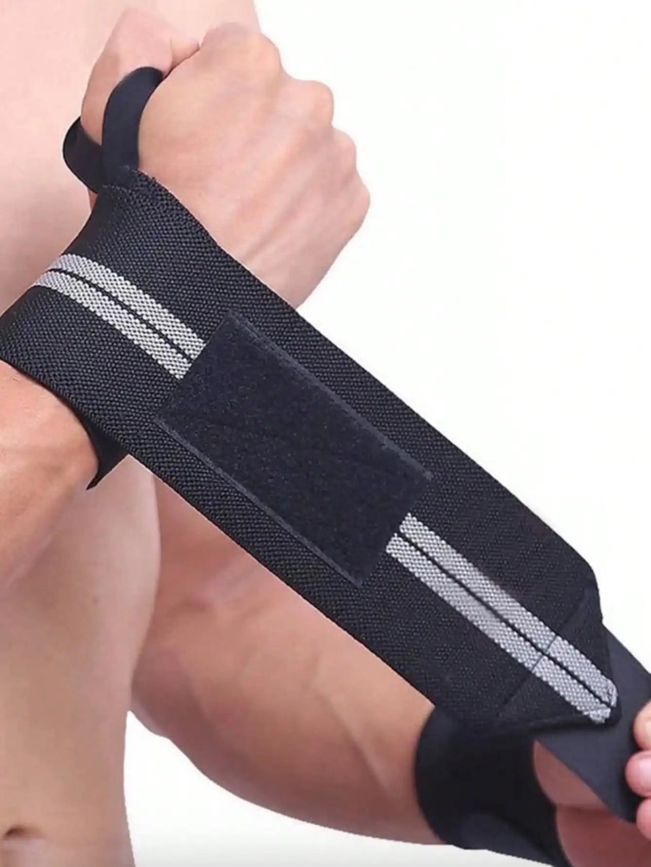 Elastic Wrist Wraps and Support Brace for Gym Weightlifting