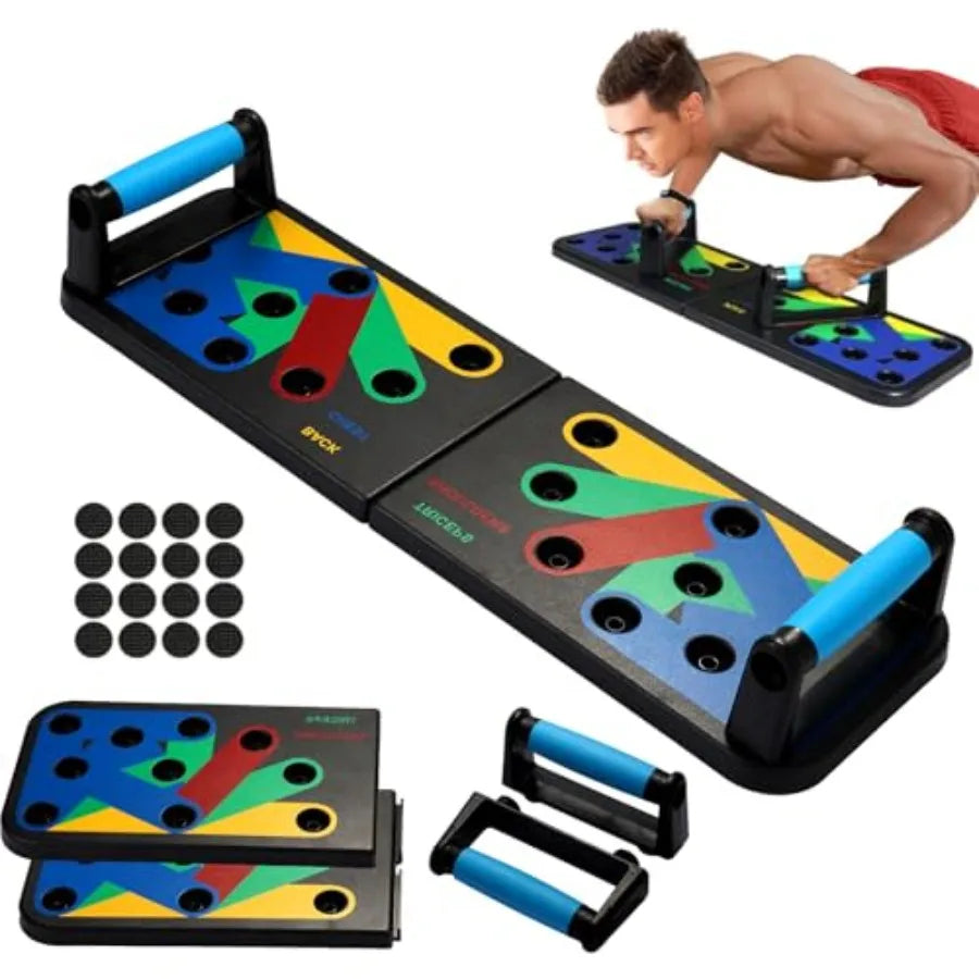 Foldable Push Up Stands For Chest And Arms Home Gym