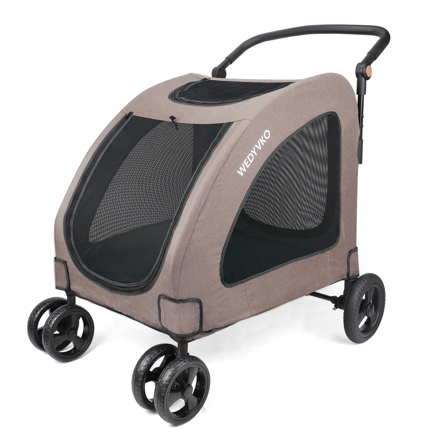 Heavy Duty Dog Stroller Foldable Wagon With Front Doors