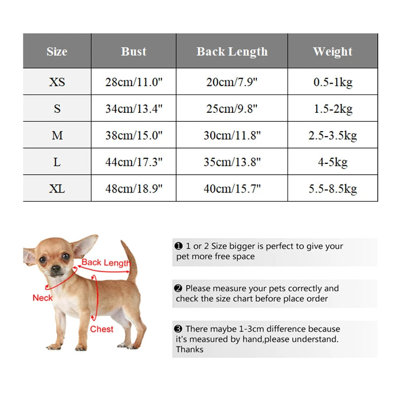 Warm Dog Hoodies Soft Fleece Pet Clothes For Yorkie Dogs