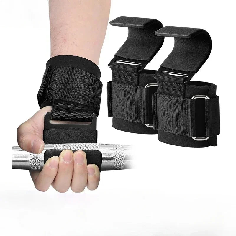 MIHJUSFDH Non Slip Weight Lifting Hooks Pair For Deadlifts