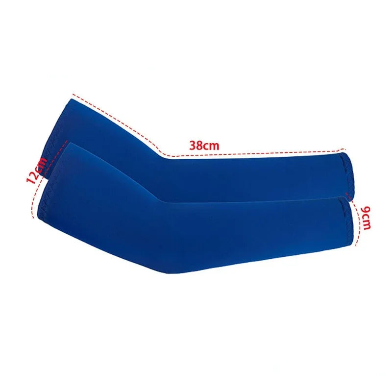 Unisex Cooling Arm Sleeves UV Sun Protection For Running And Cycling