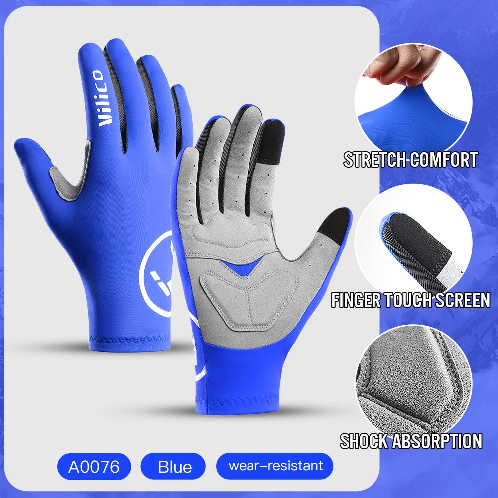 Vilico Cycling Gloves With Touch Screen Shock Absorption Anti Slip