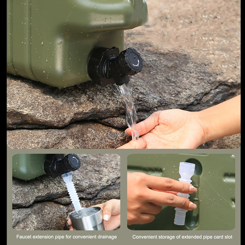 Water Tank With Spigot For Camping Travel Leak Proof Container