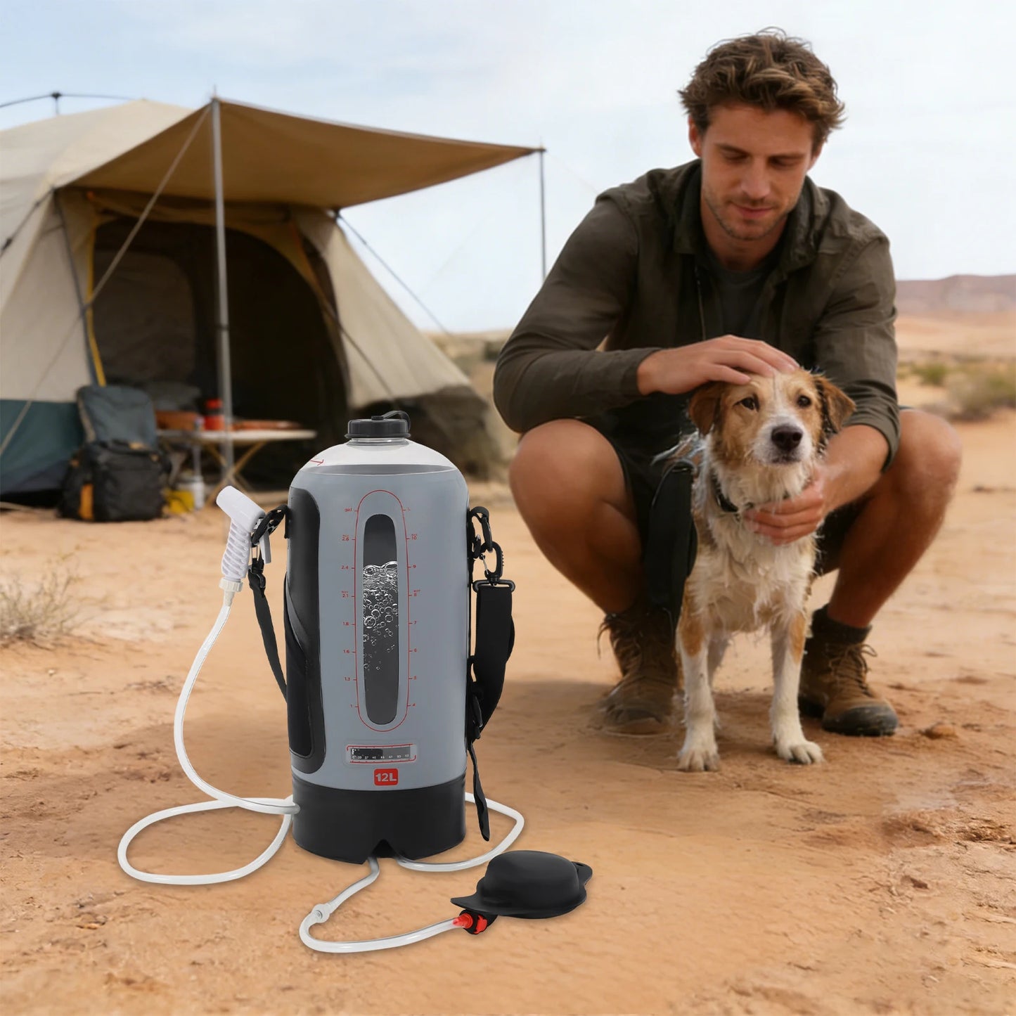 Bymaocar Portable Pressure Camp Shower