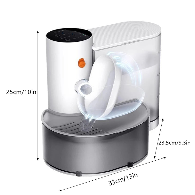 Smart Cat Water Dispenser With Rechargeable Automatic Running Water