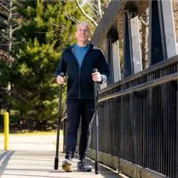 Weighted Walking Poles For Seniors Ergonomic Hiking Poles For Balance