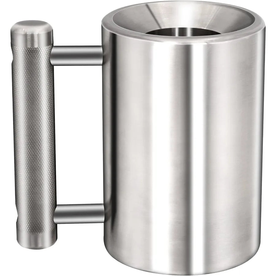 Heavy Coffee Mug 304 Stainless Steel Dumbbell Cups Strength Training